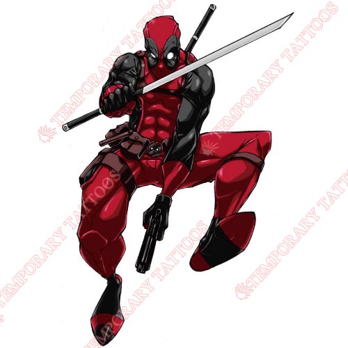 Deadpool Customize Temporary Tattoos Stickers NO.394